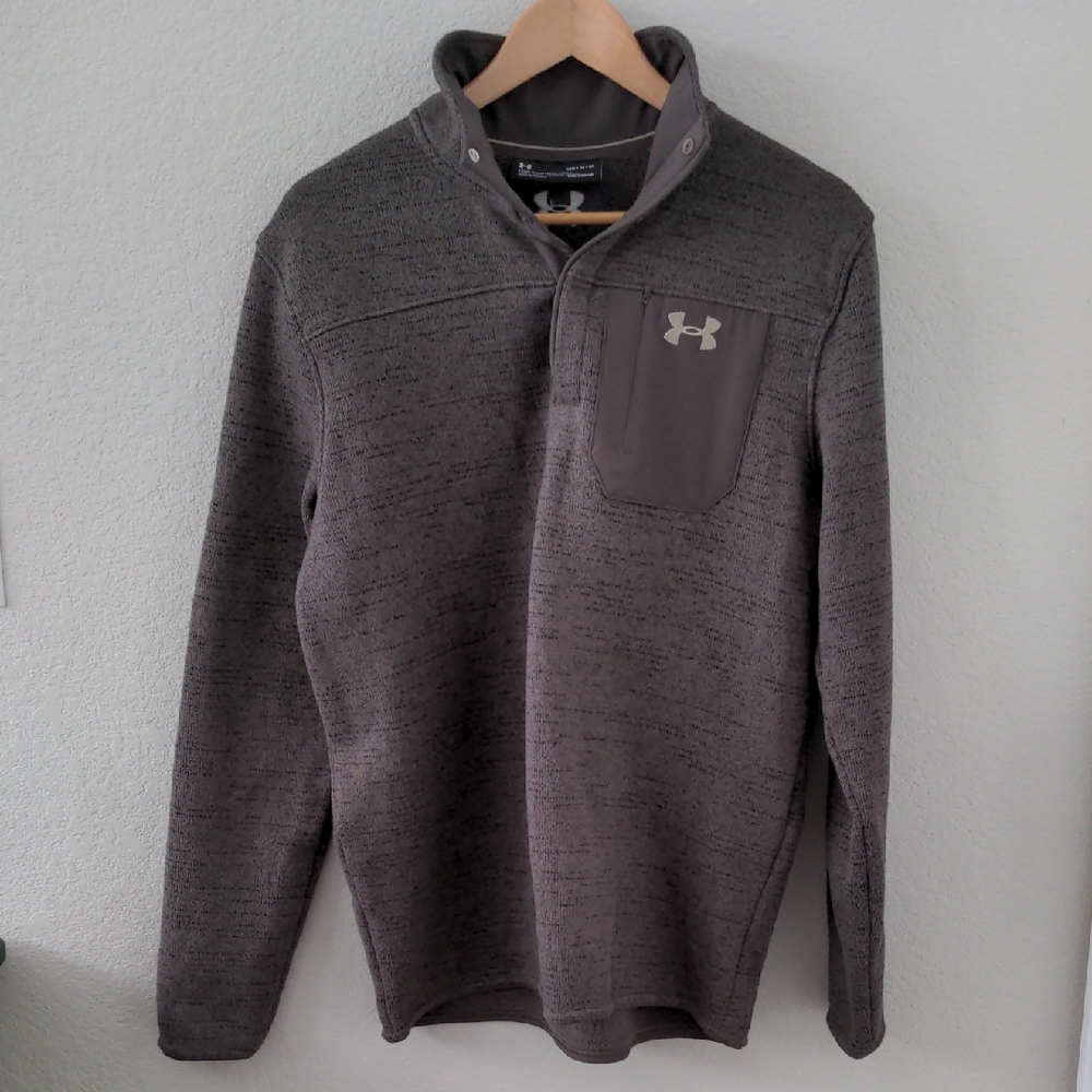 Under Armour Charcoal Quarter-Zip Pullover